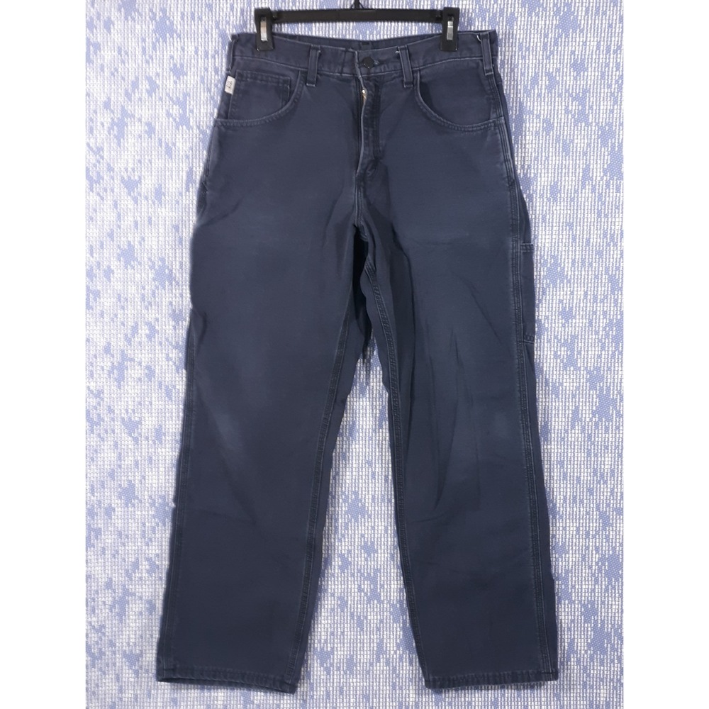 Carhartt FR Work Pants Mens 32 x 30 Navy FRB159 DNY Flame Resistant